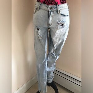 Bullhead Pacsun skinny ripped jeans